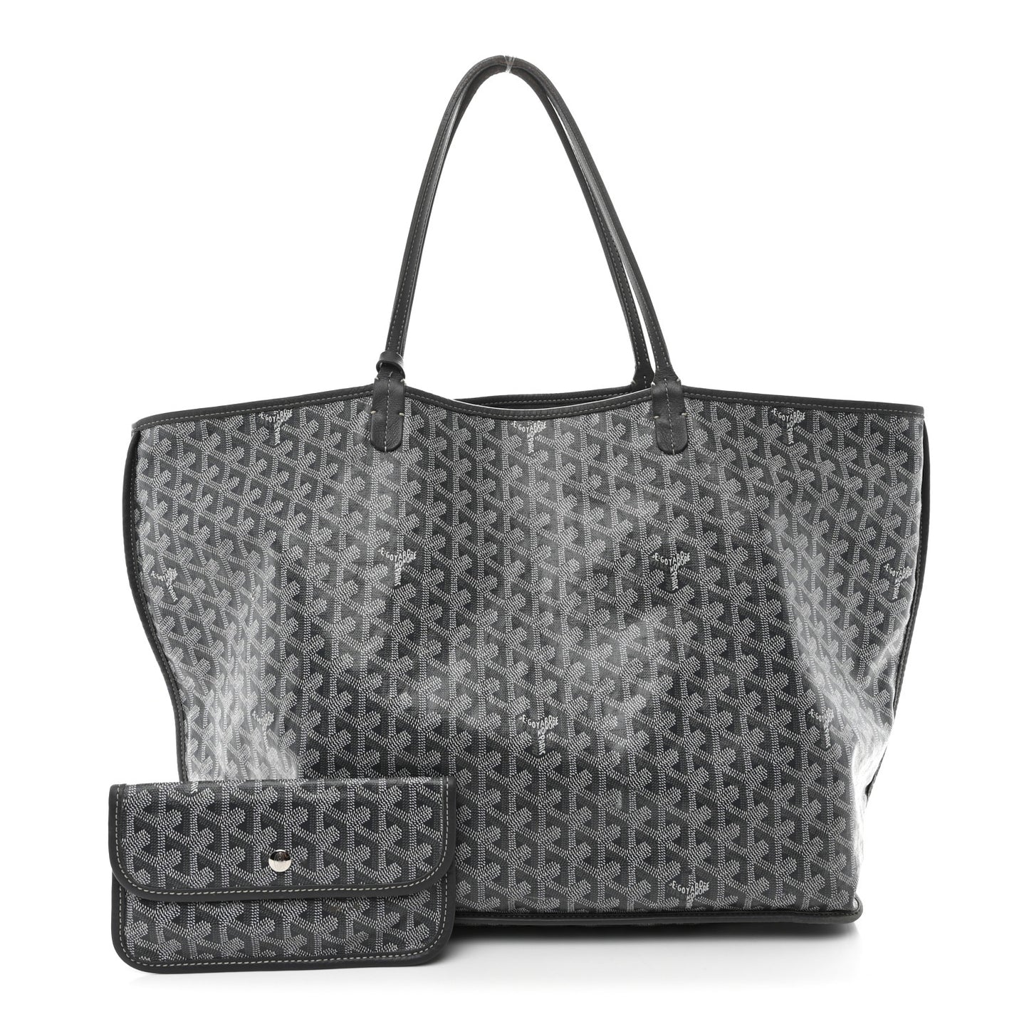 Goyardine Reversible Anjou GM Grey