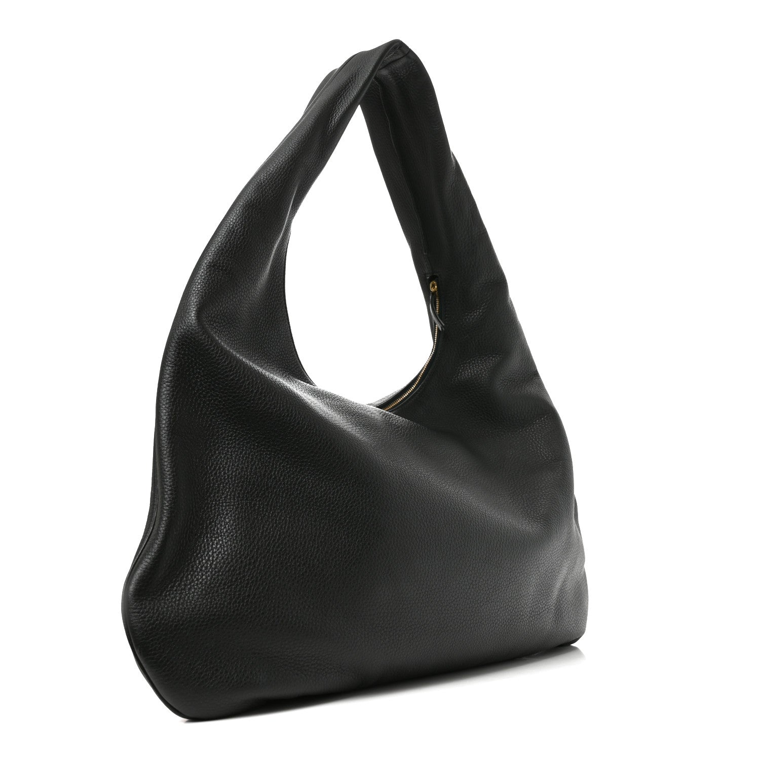 The Row Grained Calfskin Medium Everyday Shoulder Bag Bottle Green 3 of 9