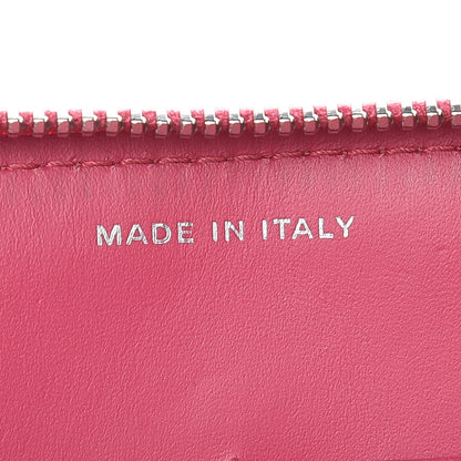 Chanel Patent Calfskin Quilted Zipped Clutch Pink 9 of 12