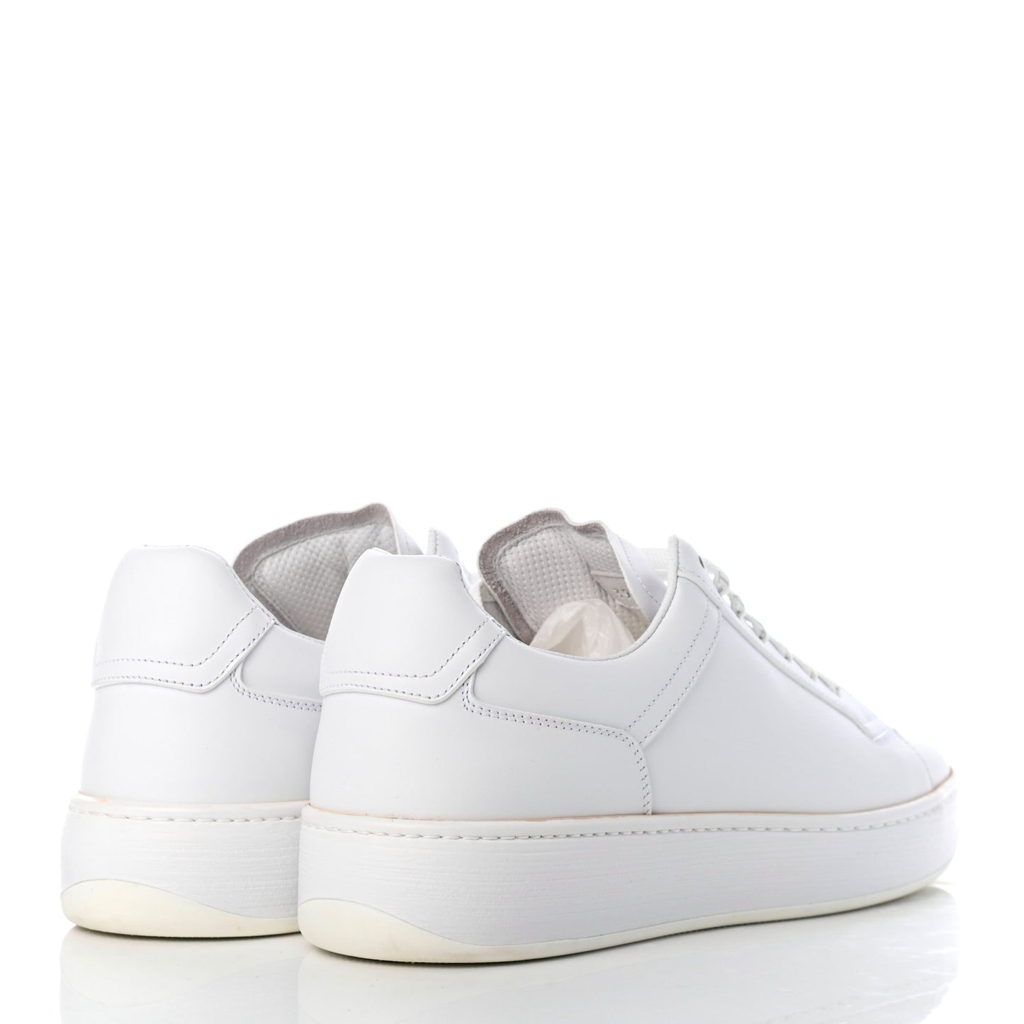 Bolt Calfskin Sneakers 39 Optic White