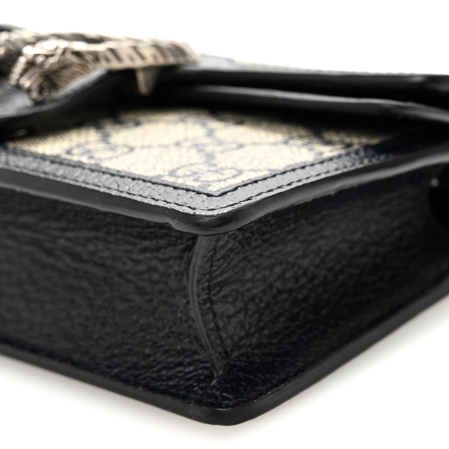 Gucci GG Supreme Monogram Textured Dollar Calfskin Super Mini