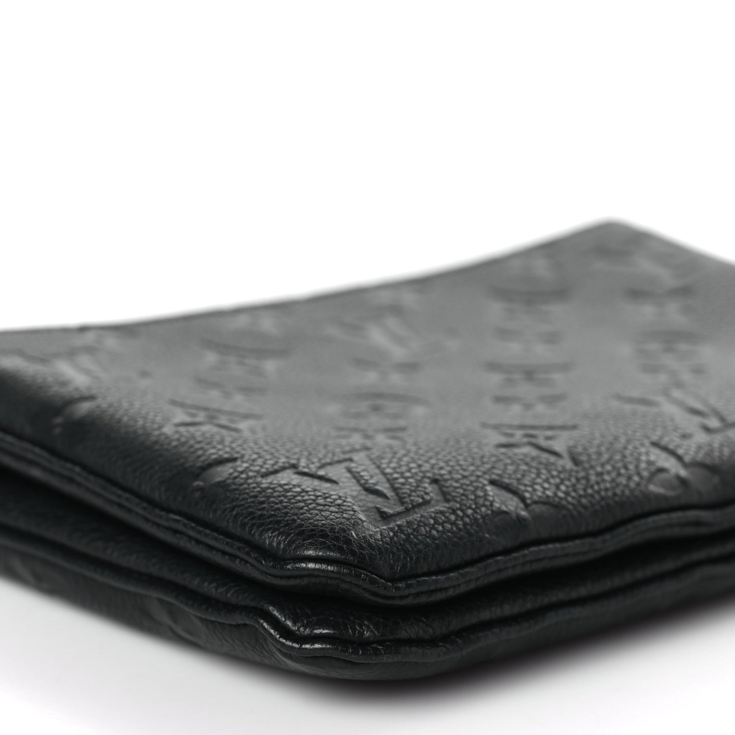 Empreinte Double Zip Pochette Black