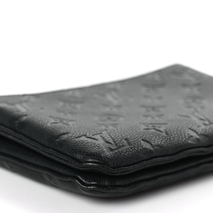 Louis Vuitton Empreinte Double Zip Pochette Black 8 of 10