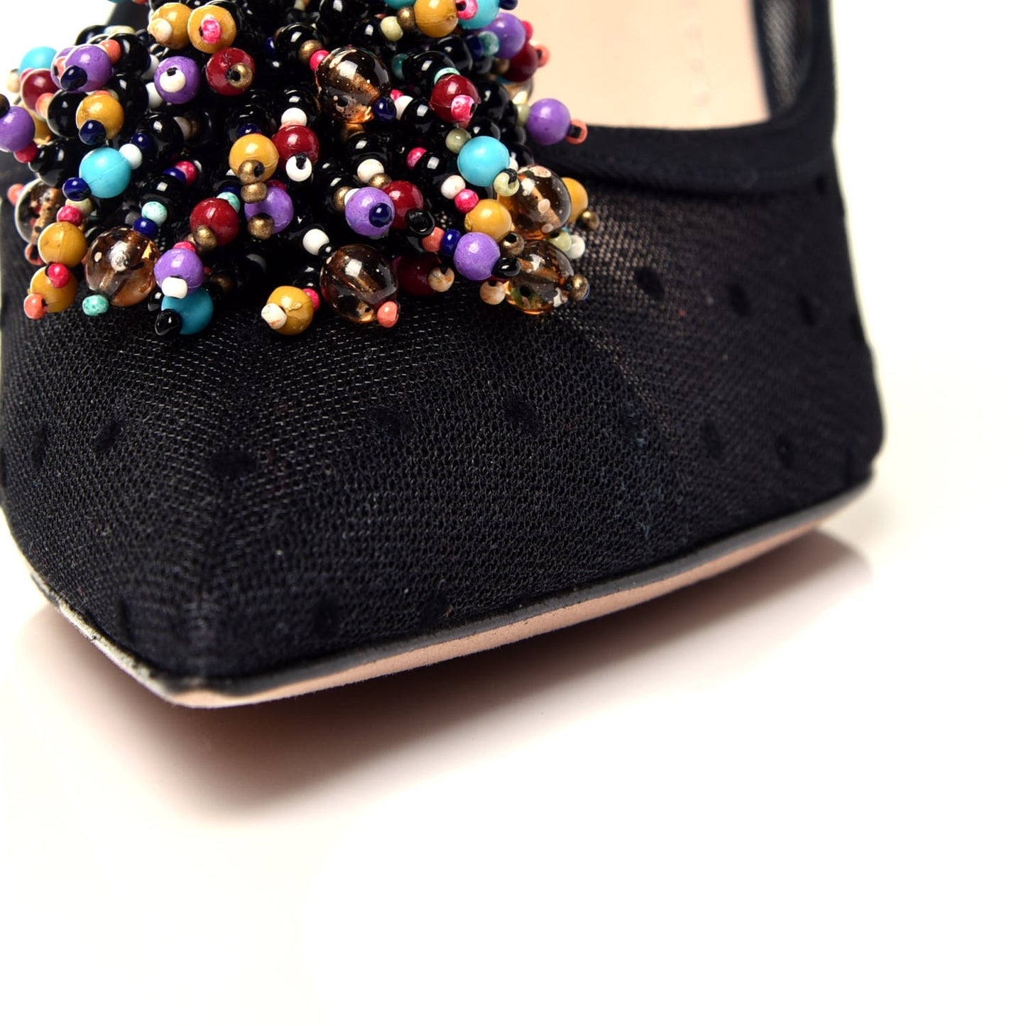 Grosgrain Plumetis Dior Blossom Pump 39 Black