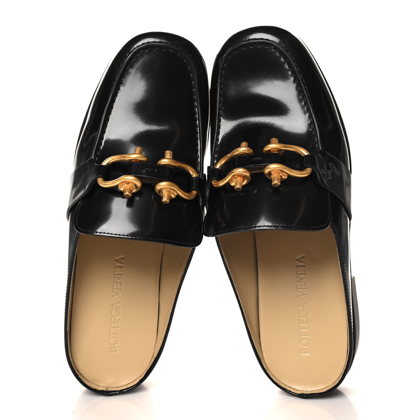 Soft Vinyl Calfskin Monsieur Loafers  40 Black