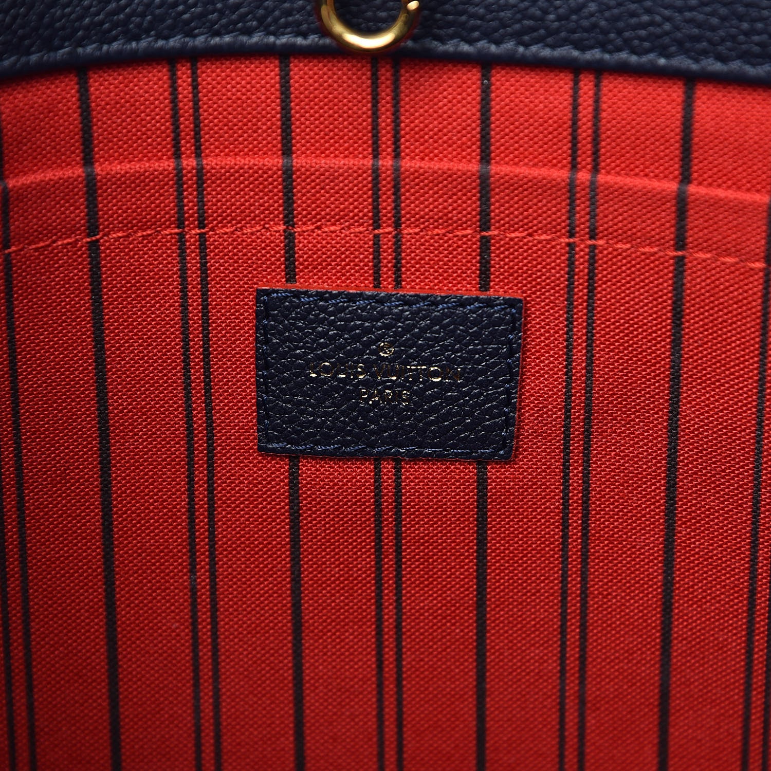 Louis Vuitton Empreinte Montaigne GM Marine Rouge 6 of 10