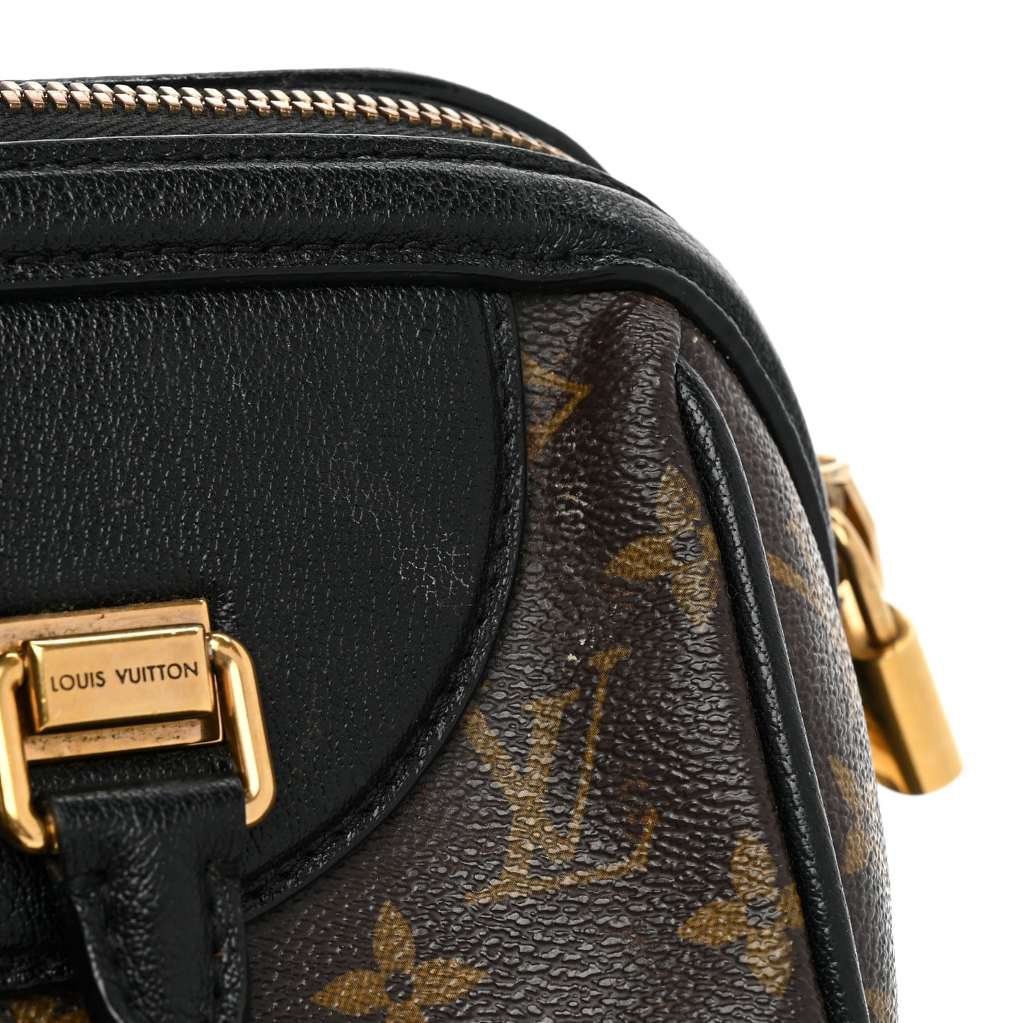 Monogram Golden Arrow Speedy Black