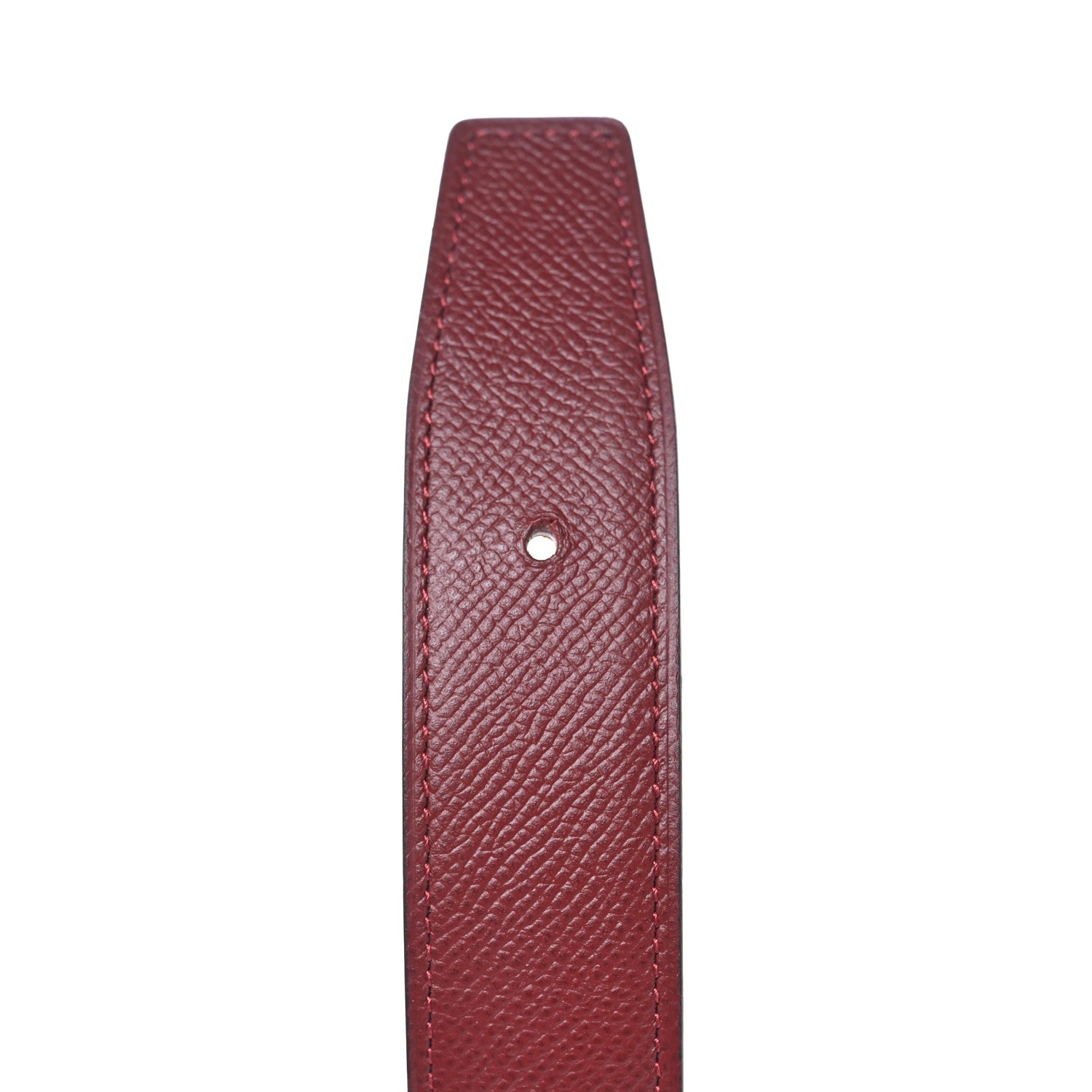 Hermes Epsom 32mm Rythme Belt 85 34 Rouge H Gold 6 of 6