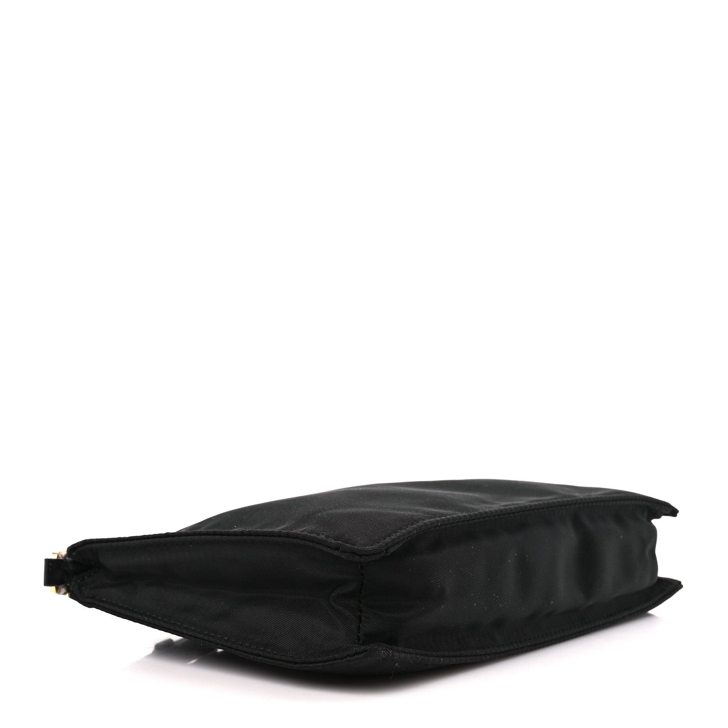 Prada Tessuto Nylon Saffiano Pochette Black 4 of 12