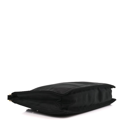 Prada Tessuto Nylon Saffiano Pochette Black 4 of 12