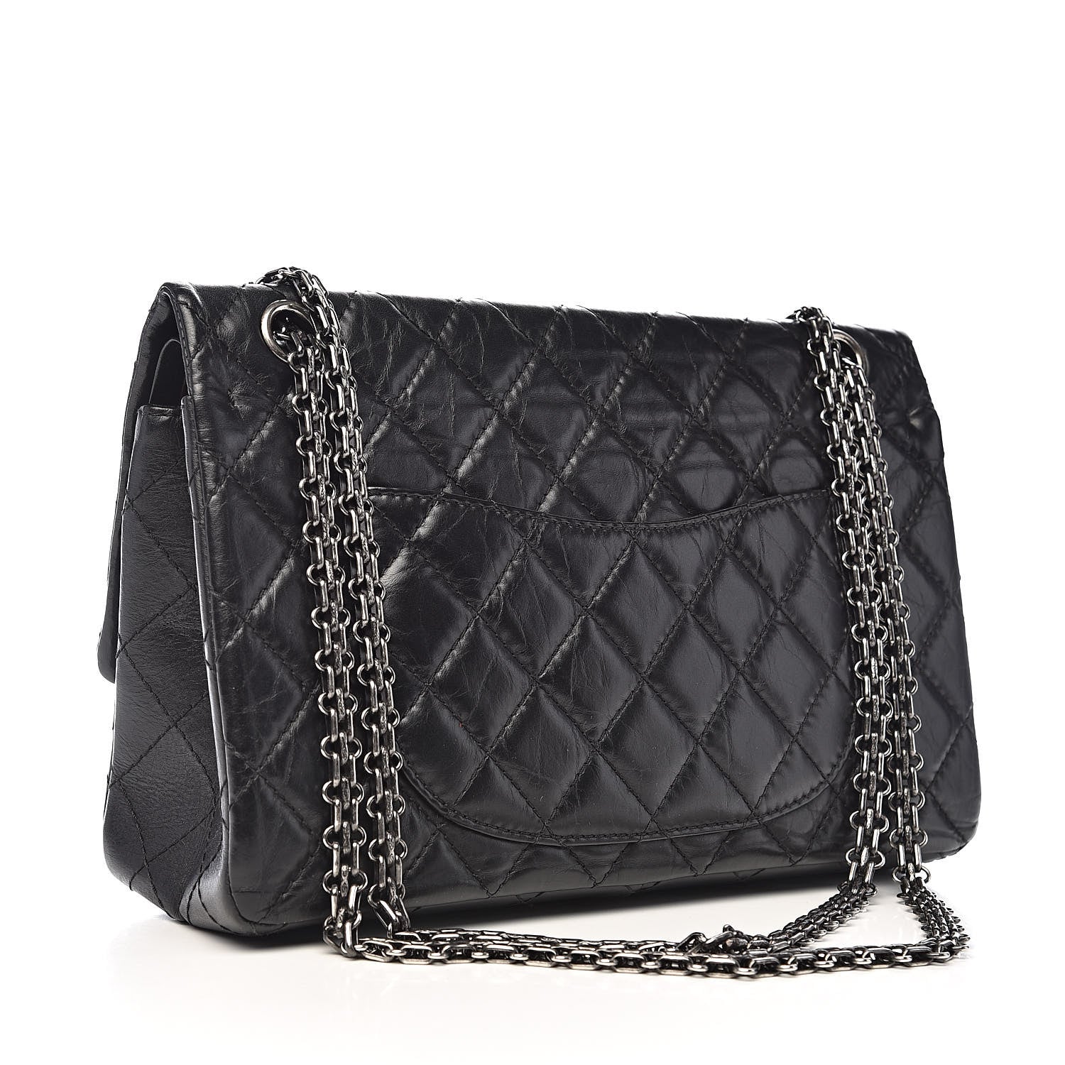 Chanel Aged Calfskin Quilted 2.55 Reissue 226 Flap Black 3 of 13