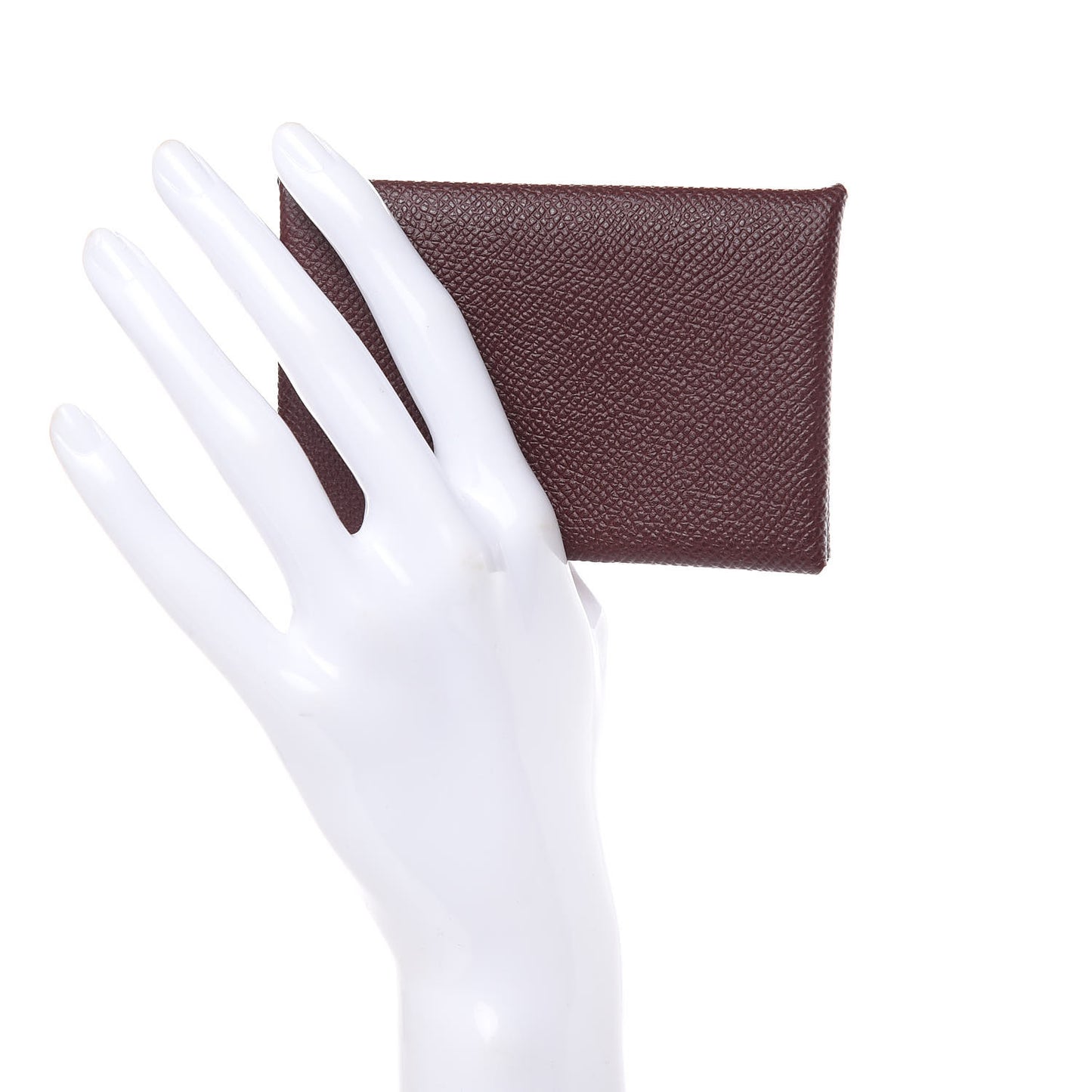 Epsom Calvi Card Case Bordeaux