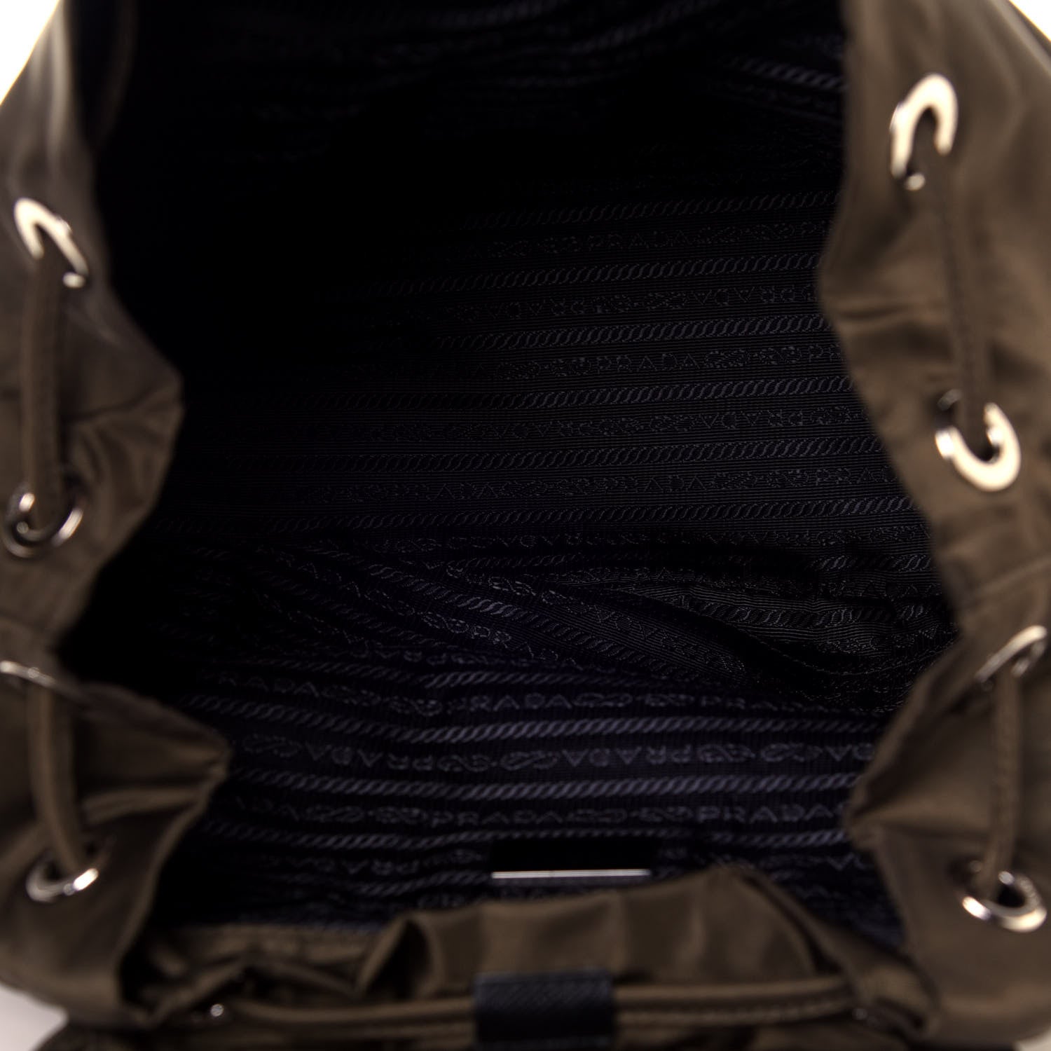 Prada Tessuto Nylon Saffiano Vela Medium Backpack Mimetico 5 of 12