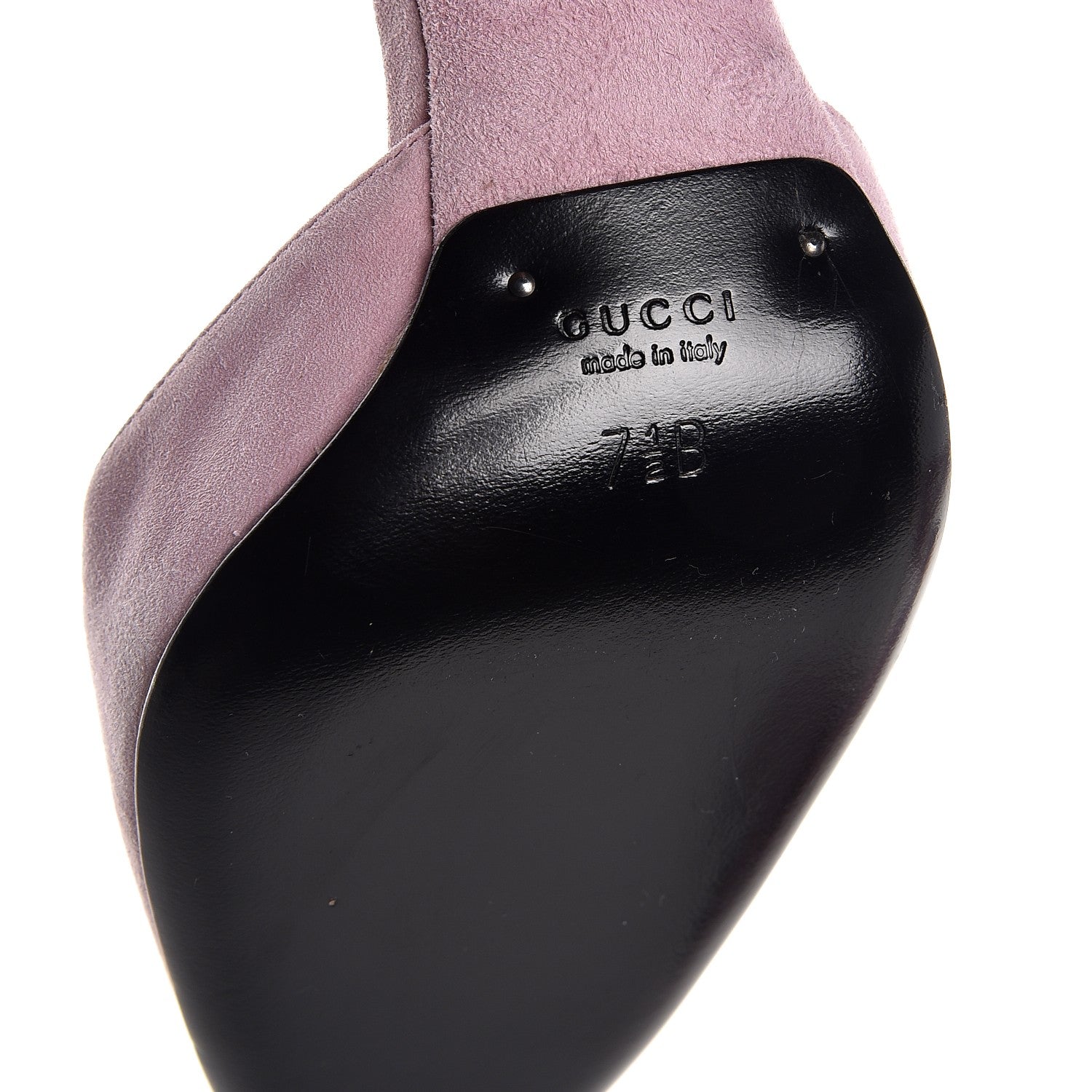 Gucci Suede Lace Up Pumps 7.5 Pink 6 of 10