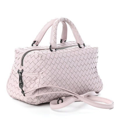 Bottega Veneta Nappa Intrecciato Mini Top Handle Bag Rose Buvard 4 of 10
