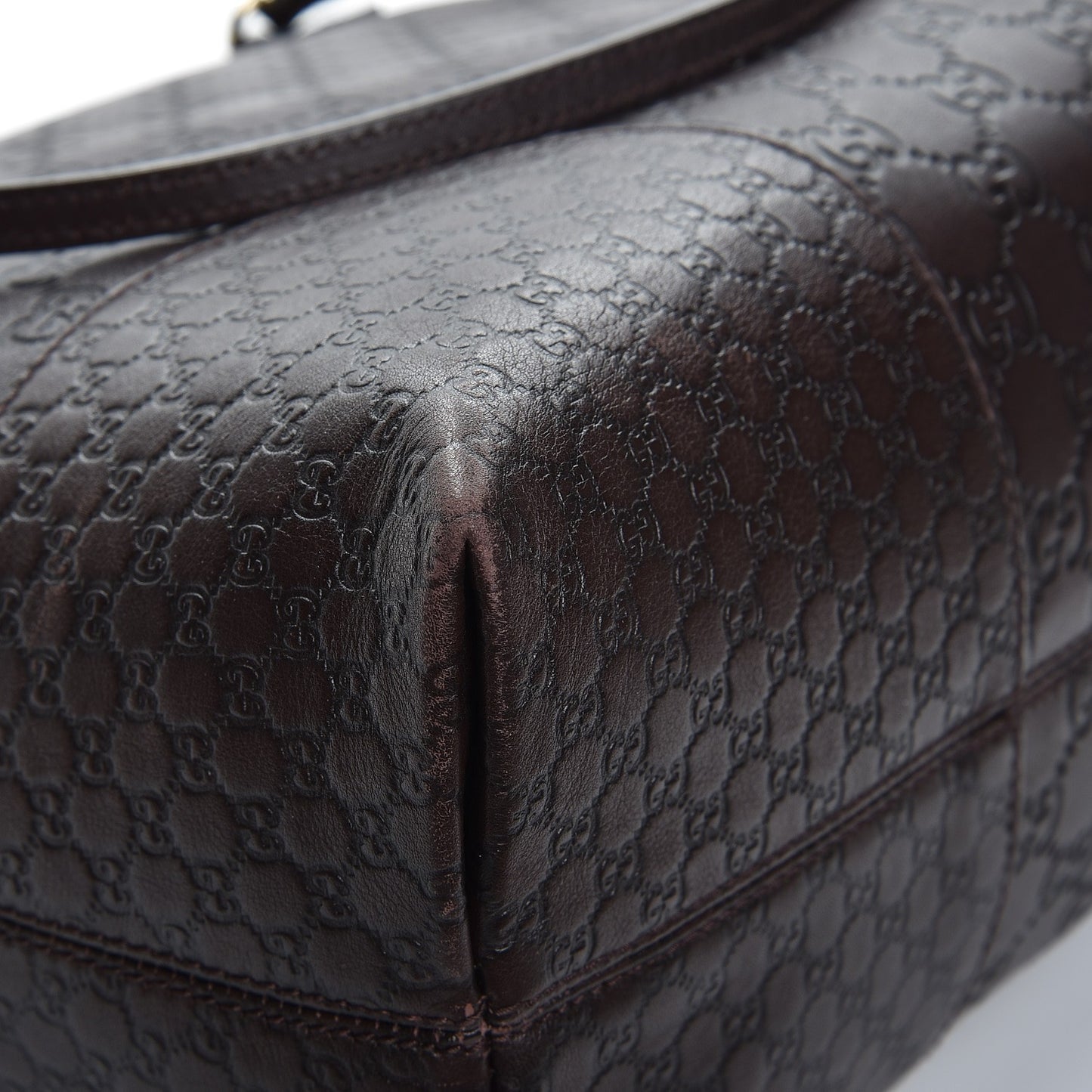 Guccissima Medium Bree Shoulder Bag Chocolate