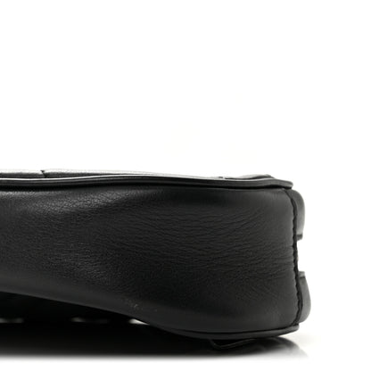 Gucci Calfskin Matelasse GG Marmont Belt Bag 85 34 Black 9 of 13