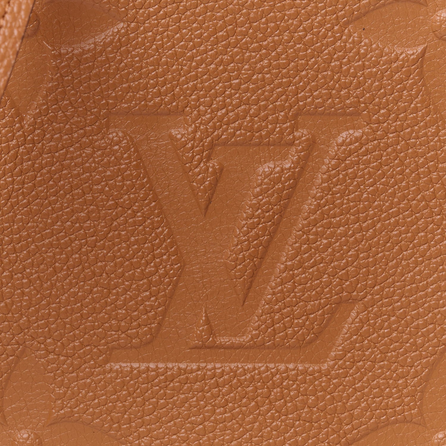 Louis Vuitton Empreinte Monogram Giant Double Zip Pochette Caramel 9 of 12