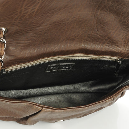 Chanel Distressed Lambskin Quilted Flap Brown 5 of 8