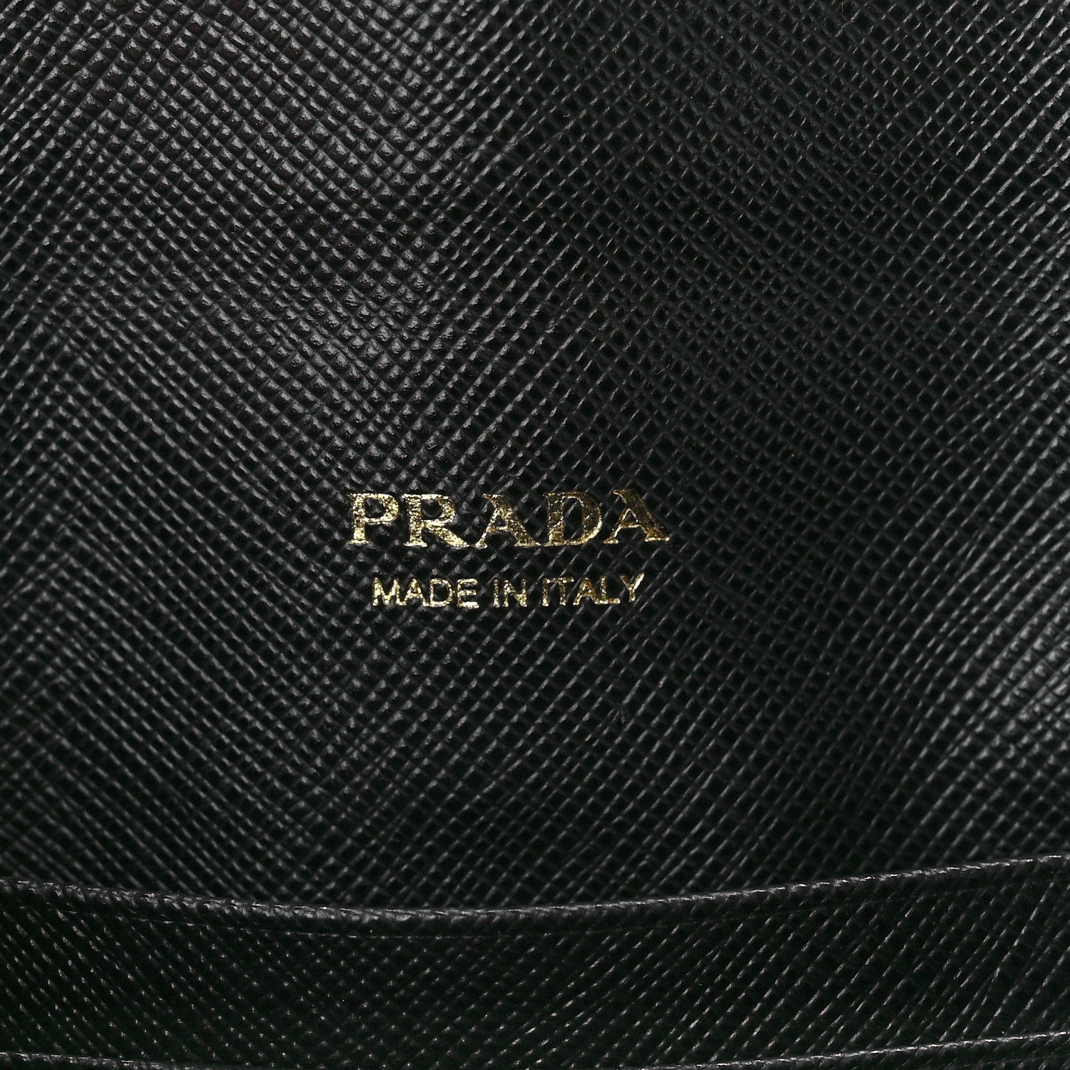 Prada Saffiano Metal Envelope Wallet Black 7 of 12