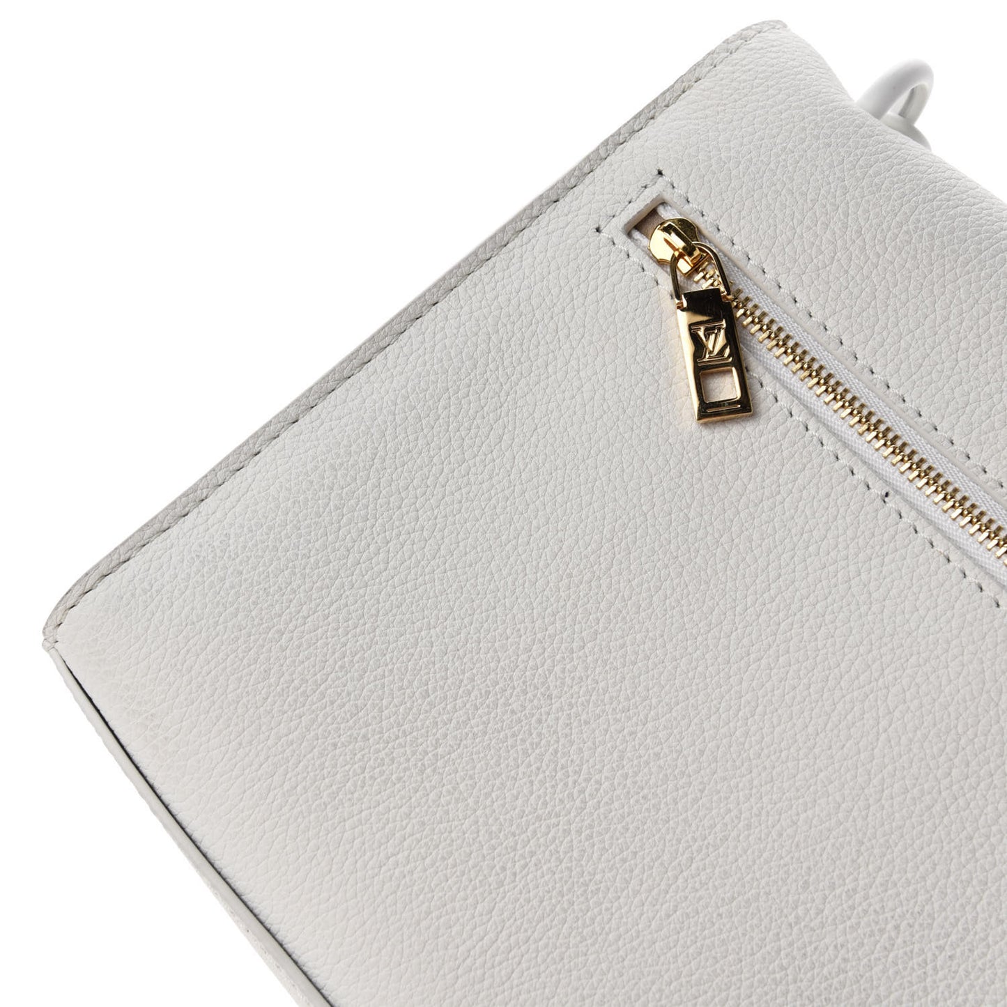 Soft Calfskin Mylockme Chain Bag BB White