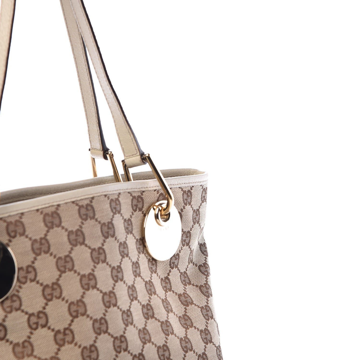 Gucci Monogram Medium Eclipse Tote Off White 11 of 13