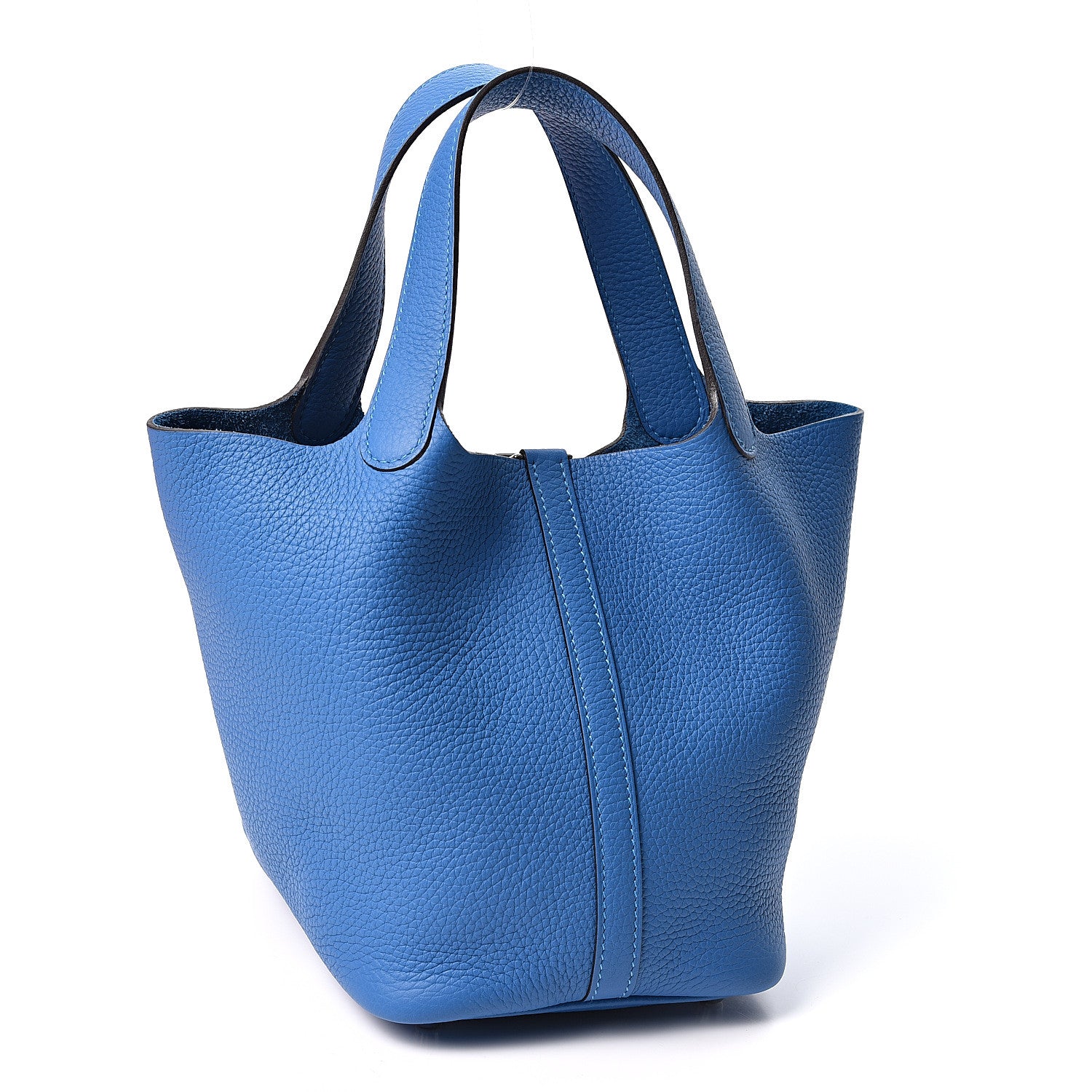 Hermes Taurillon Clemence Picotin Lock 18 PM Mykonos 2 of 9
