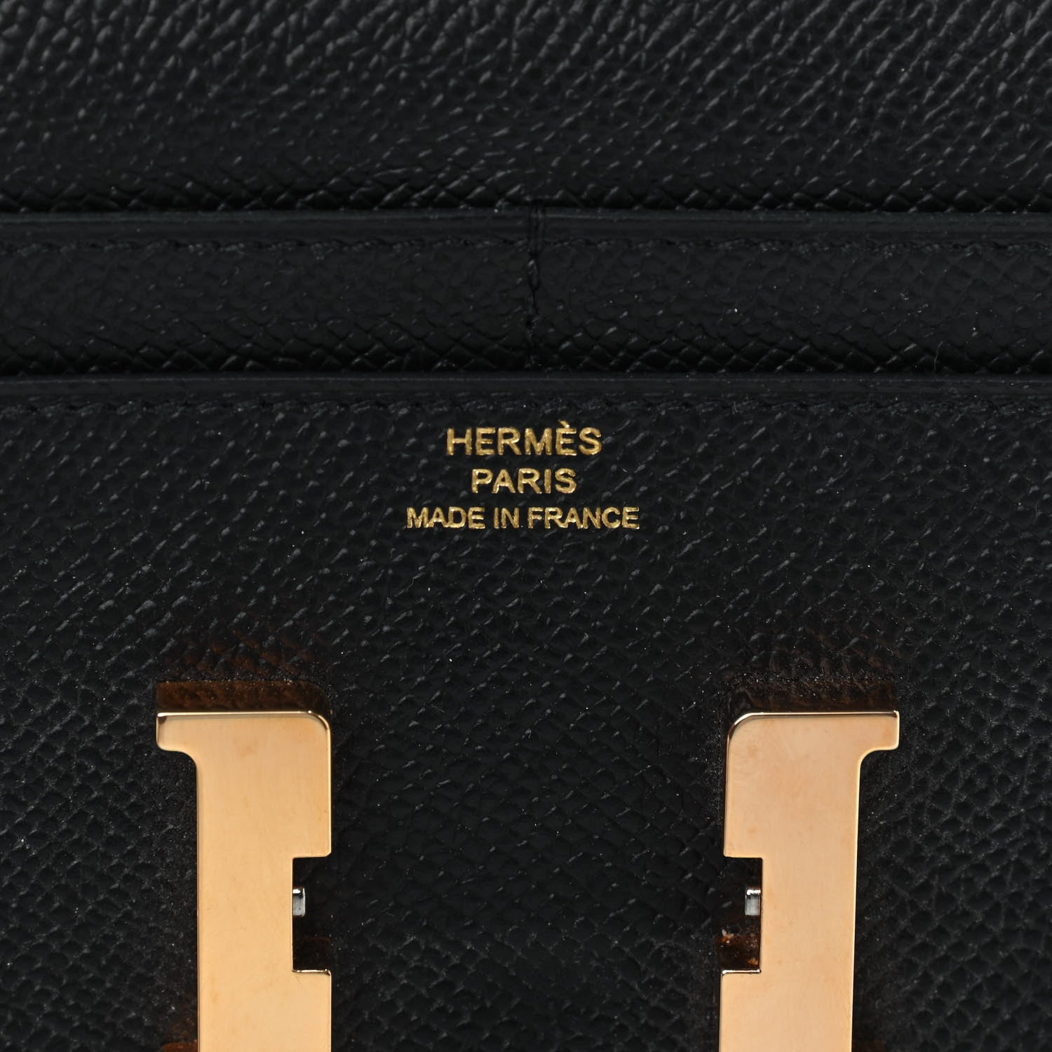 Hermes Epsom Constance Short Wallet Black 6 of 7
