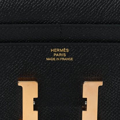 Hermes Epsom Constance Short Wallet Black 6 of 7