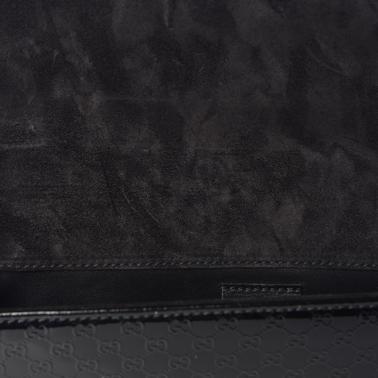Gucci Patent Microguccissima Small Broadway Clutch Black 8 of 10