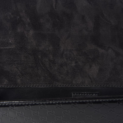 Gucci Patent Microguccissima Small Broadway Clutch Black 8 of 10