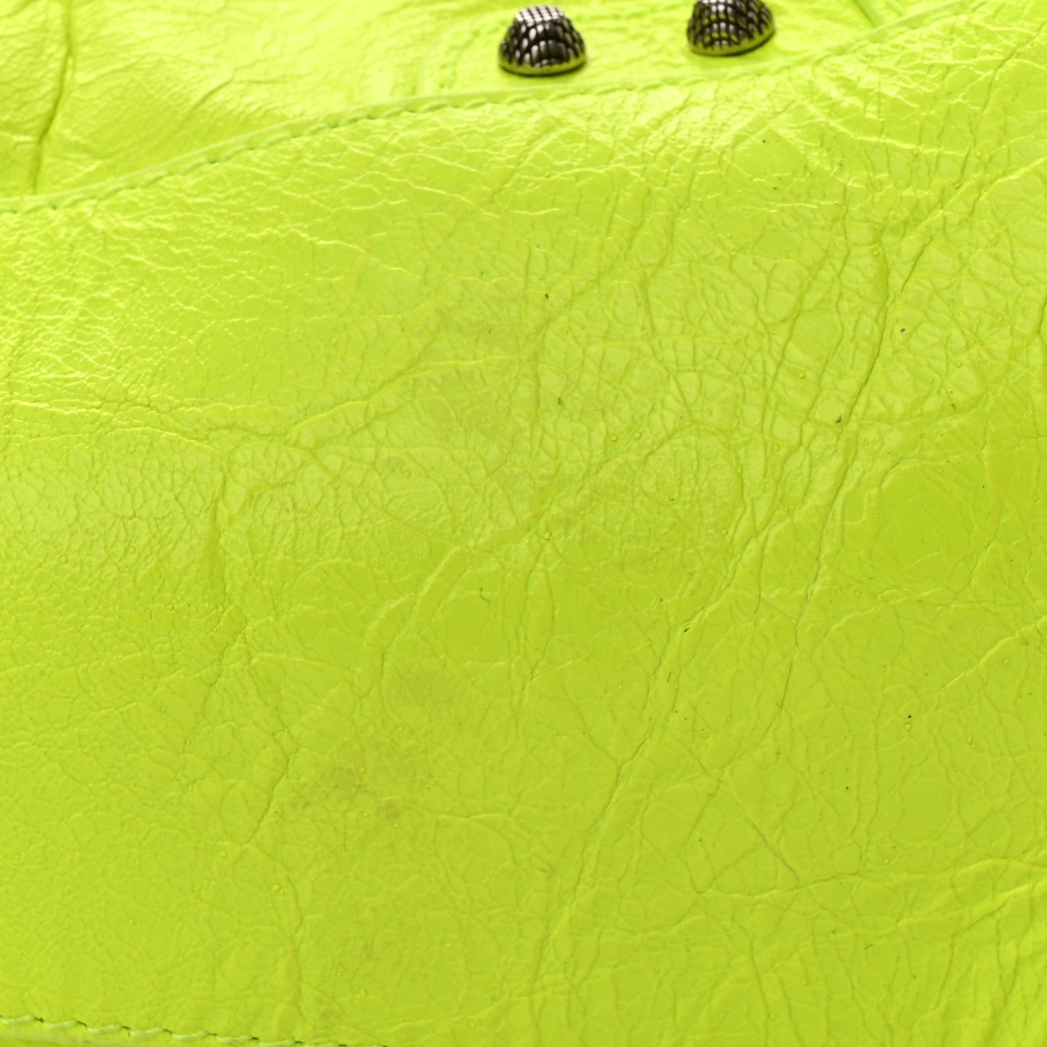 Balenciaga Agneau Arena Neo Cagole Handbag XS Fluo Yellow 11 of 11