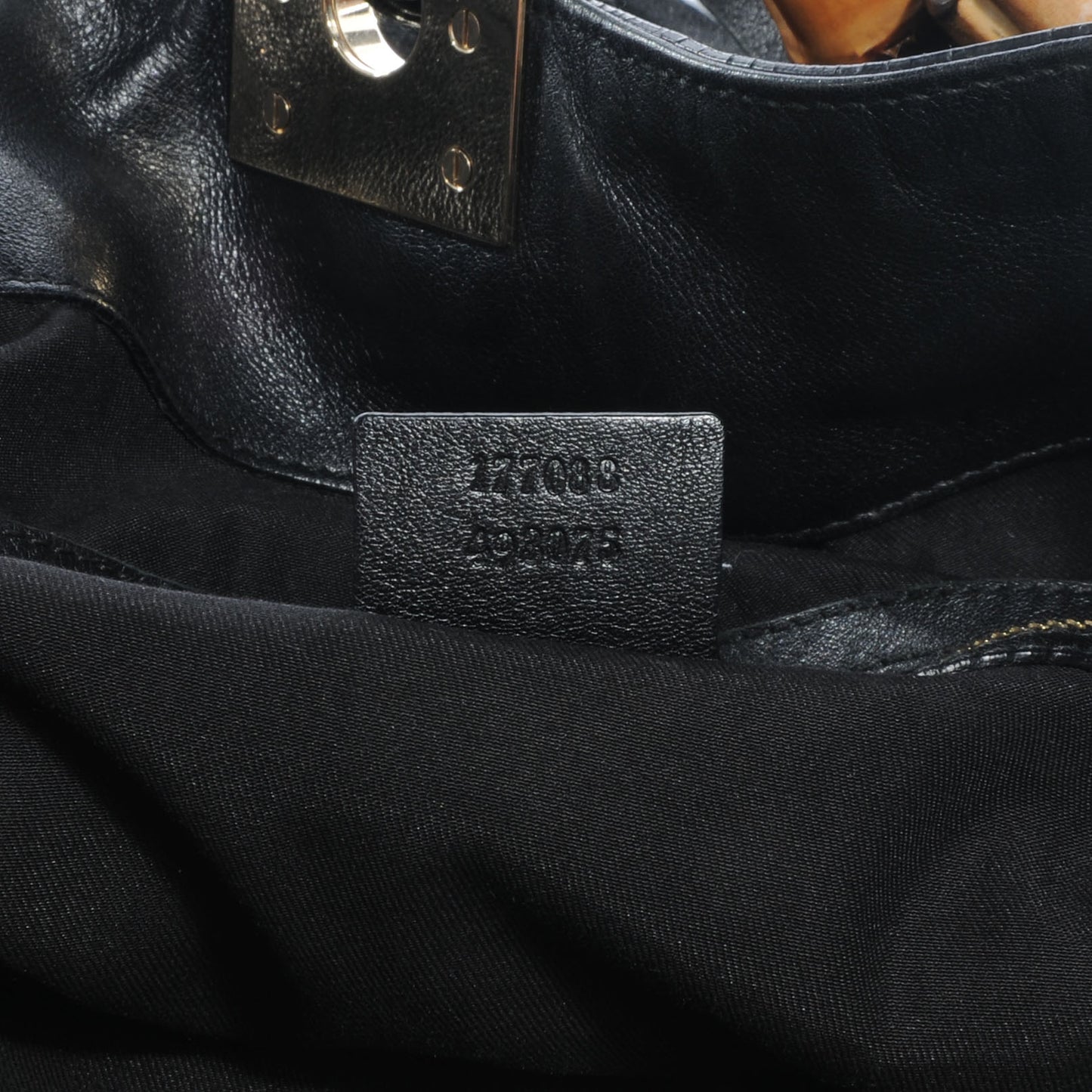 Leather Large Indy Top Handle Bag Black