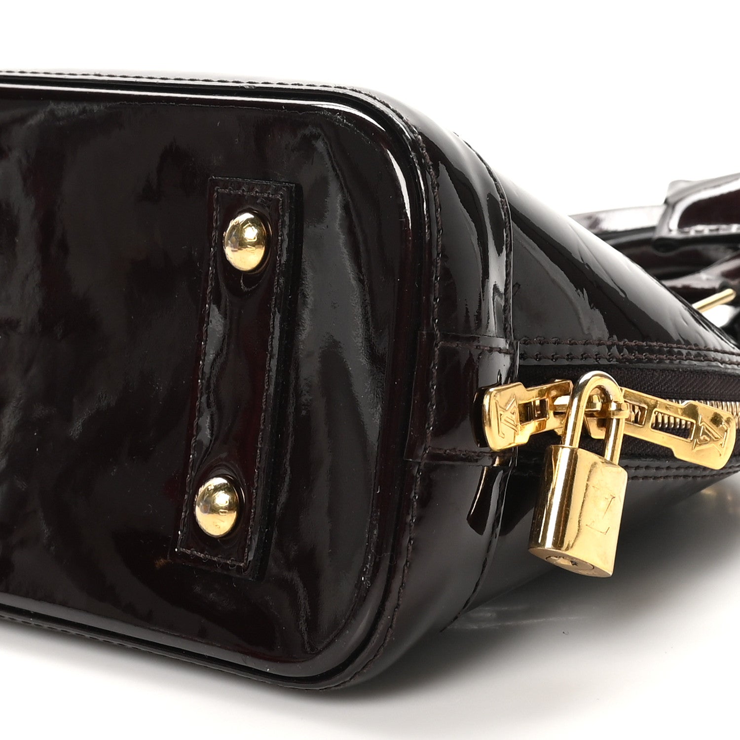 Louis Vuitton Vernis Alma BB Amarante 9 of 9