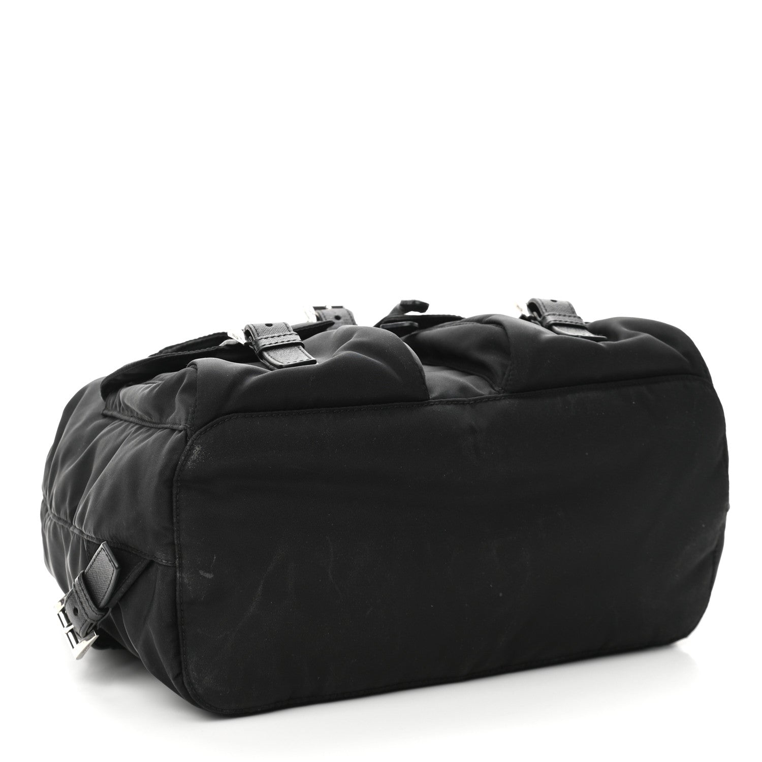 Prada Nylon Vela Medium Backpack Black 4 of 12