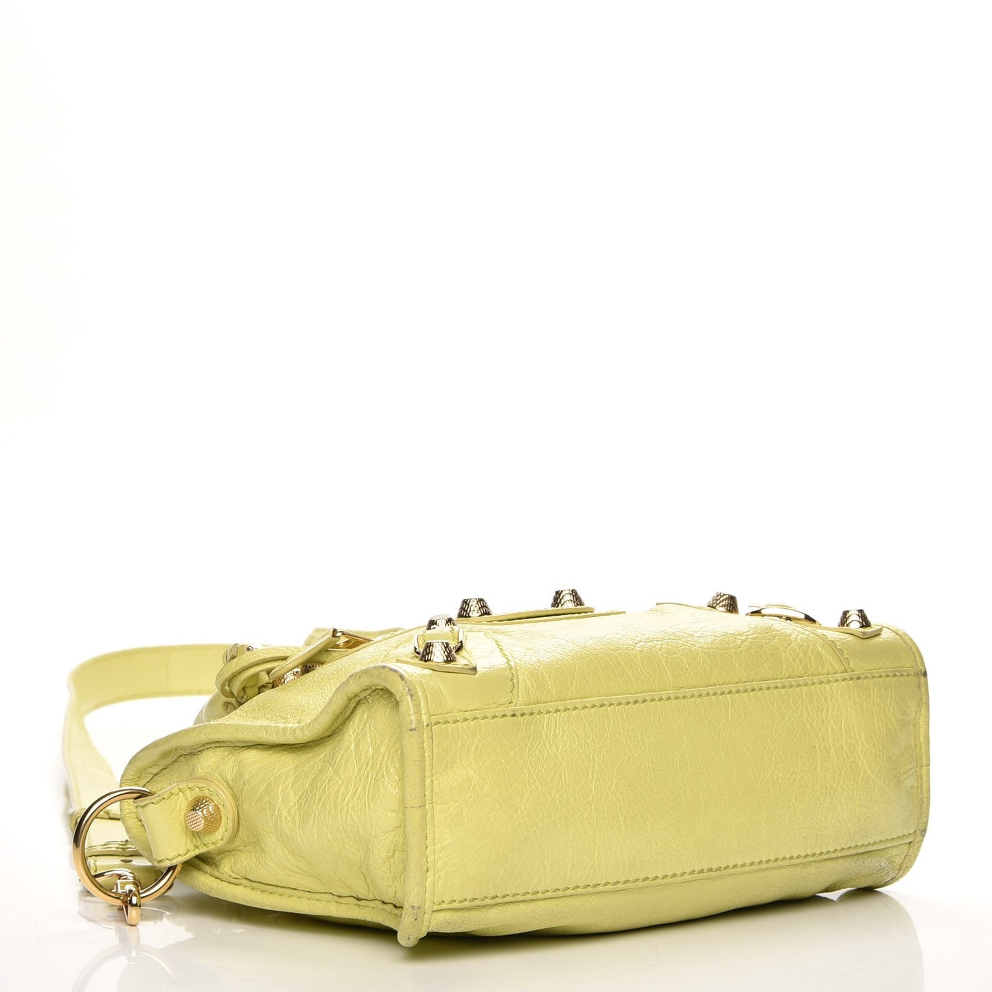 Agneau Giant 12 Gold Hardware Mini City Jaune Citronnade