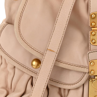 Miu Miu Nappa Matelasse Coffer Hobo 12 of 17