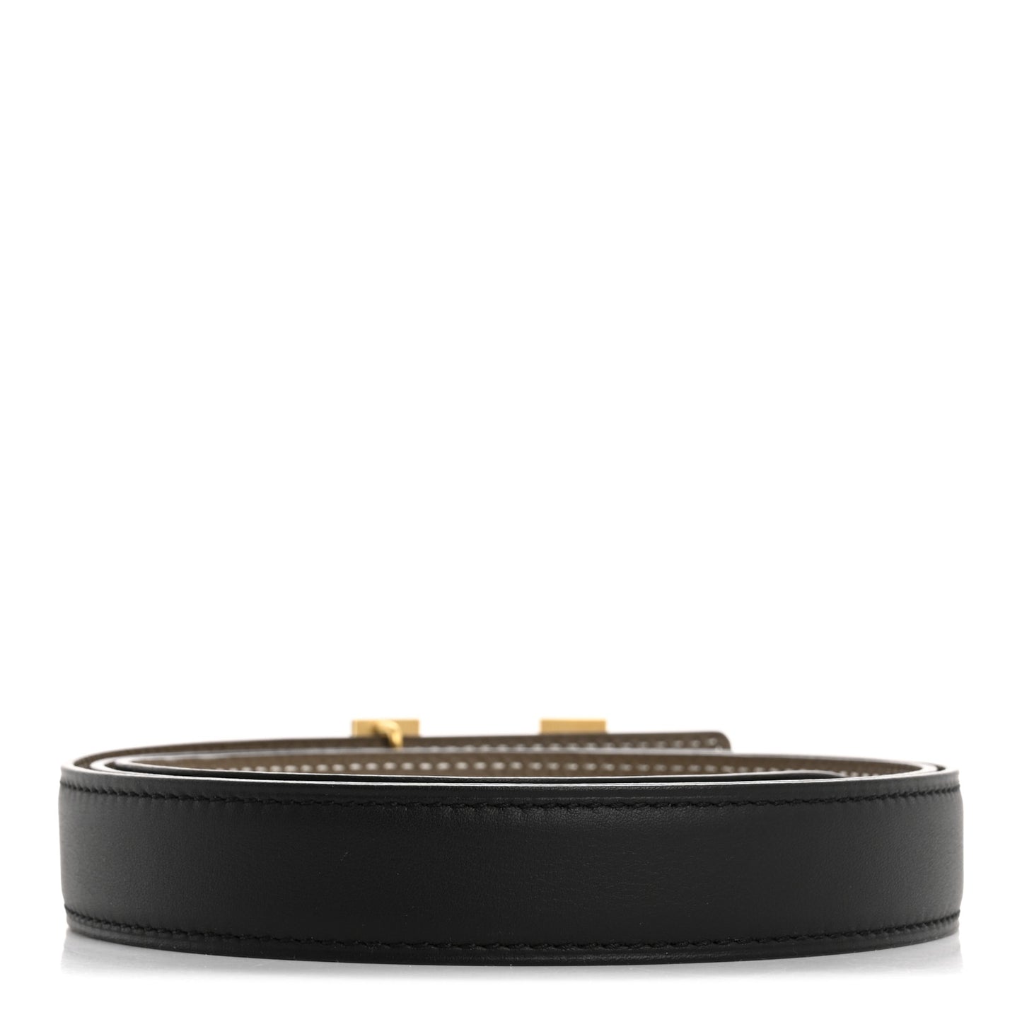 Swift Epsom 24mm Mini Constance H Belt 100 40 Black Etoupe