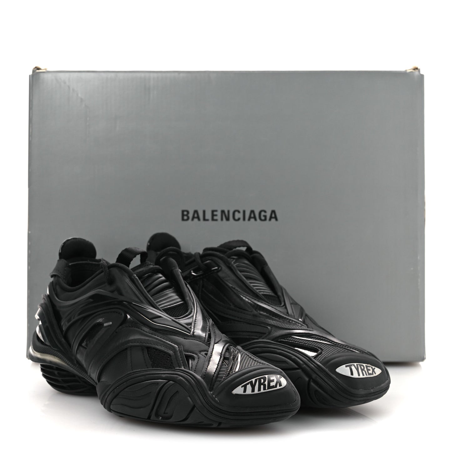 Rubber Mesh Womens Tyrex Sneakers 39 Black