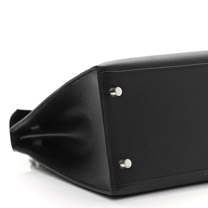 Hermes Epsom Kelly Sellier 28 Black 9 of 12