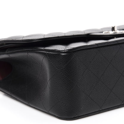 Chanel Caviar Quilted Jumbo Double Flap Black 8 of 10