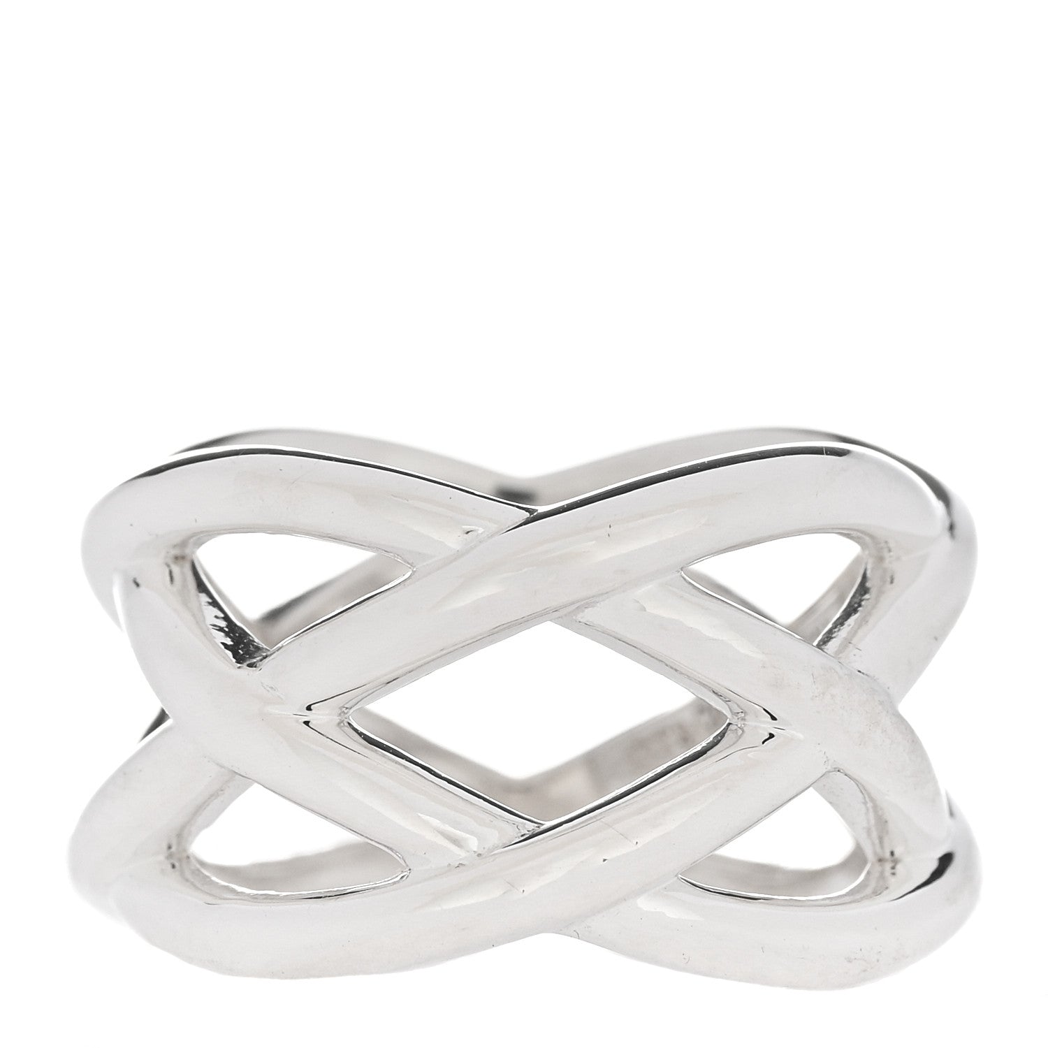 Tiffany Sterling Silver Celtic Knot Ring 50 5.5 1 of 4