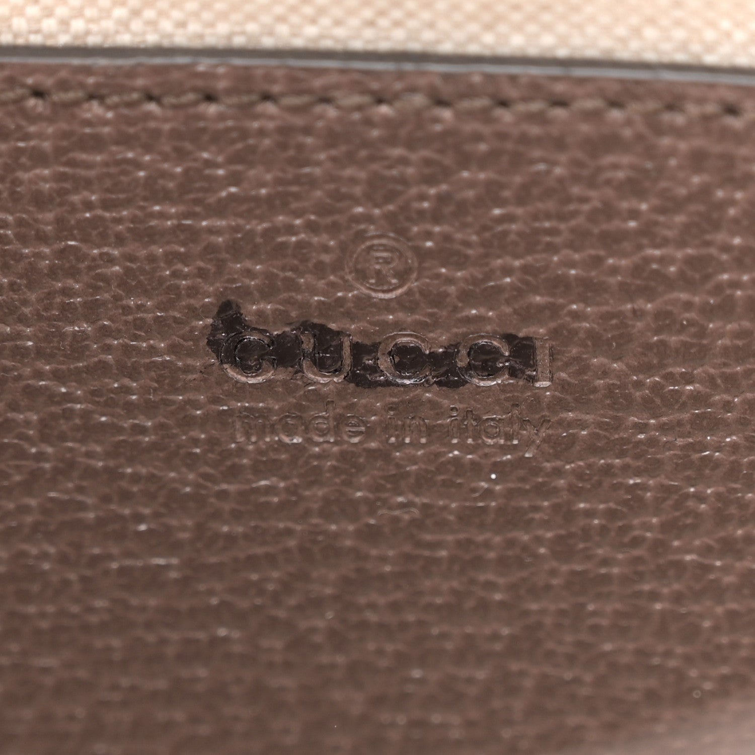 Gucci Monogram Jumbo GG Textured Dollar Calfskin Web Mini Horsebit 1955 Shoulder Bag Camel Ebony New Acero 6 of 12