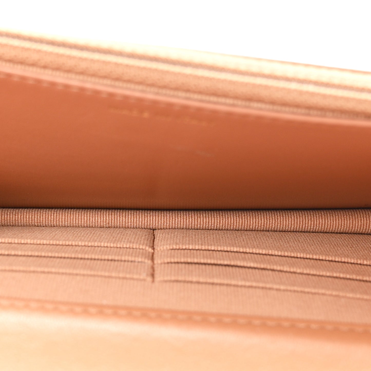 Lambskin Quilted Chanel 19 Wallet On Chain WOC Brown