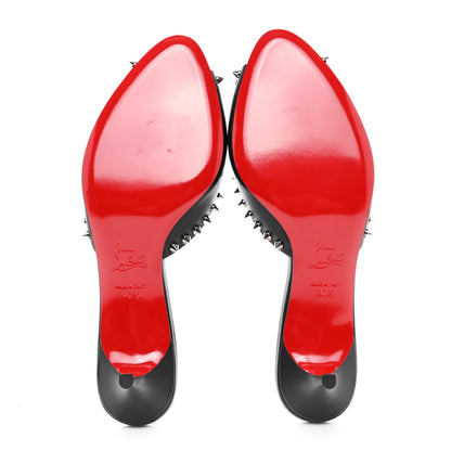 Christian Louboutin Nappa Spike Me Dolly 85 Sandals 40.5 Black 5 of 8