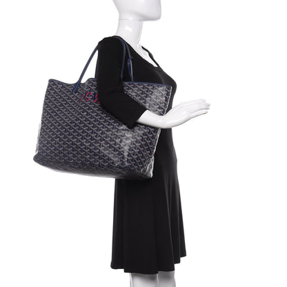 Goyard Goyardine Saint Louis GM Navy 2 of 8