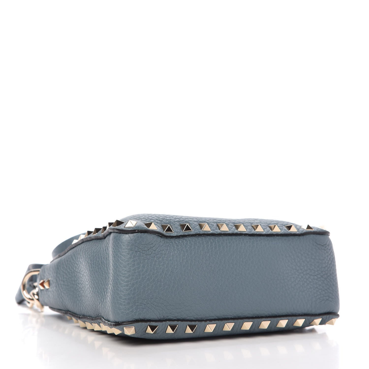 Valentino Garavani Pebbled Calfskin Mini Rockstud Flip-Lock Messenger Bag Amadeus 4 of 10