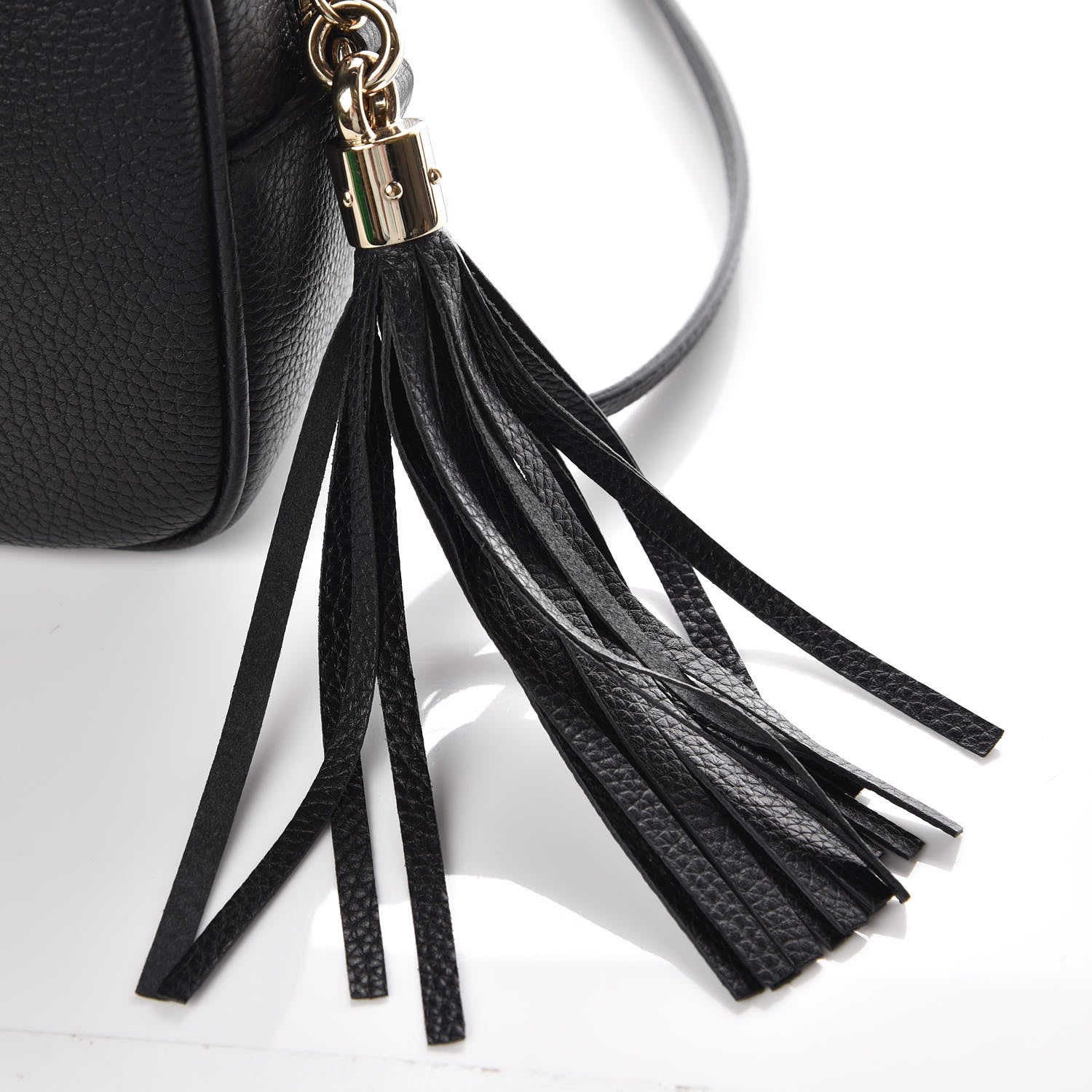 Gucci Pebbled Calfskin Small Soho Disco Bag Black 9 of 11