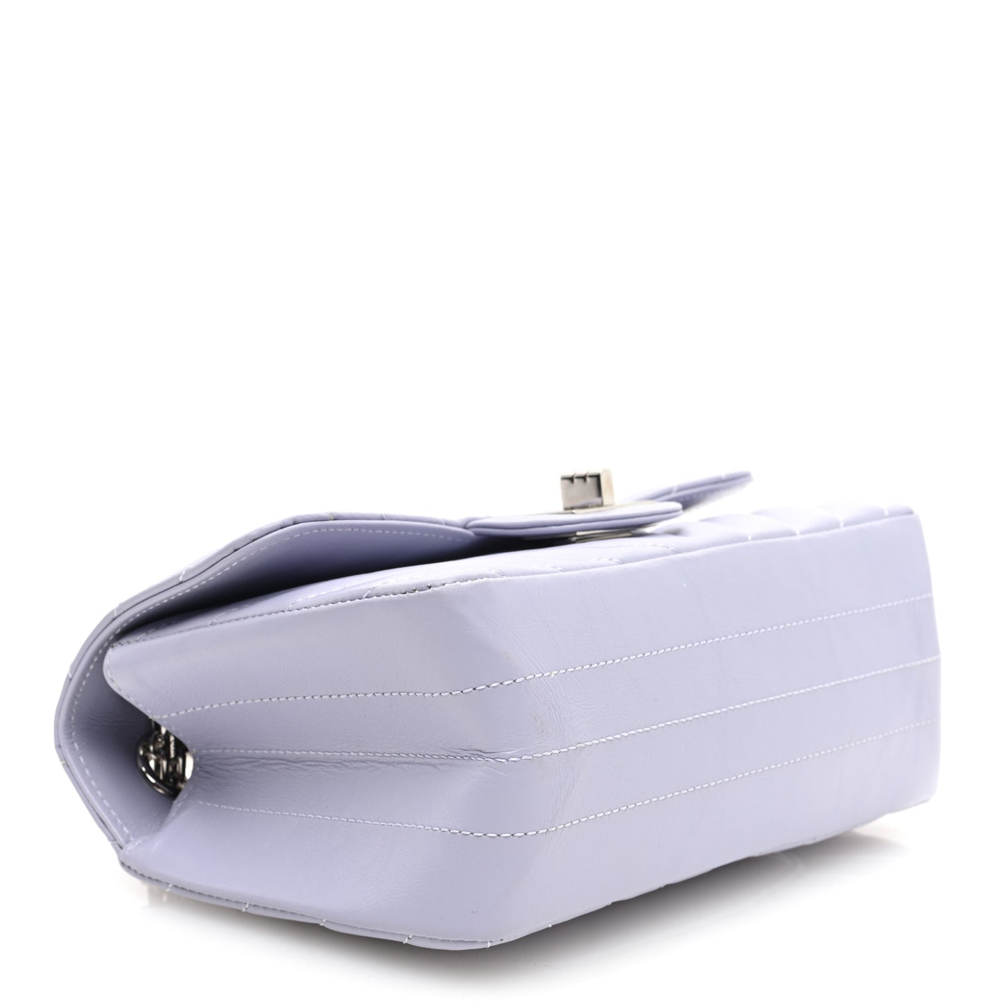 Aged Calfskin Chevron Quilted 2.55 Reissue Mini Flap Light Purple