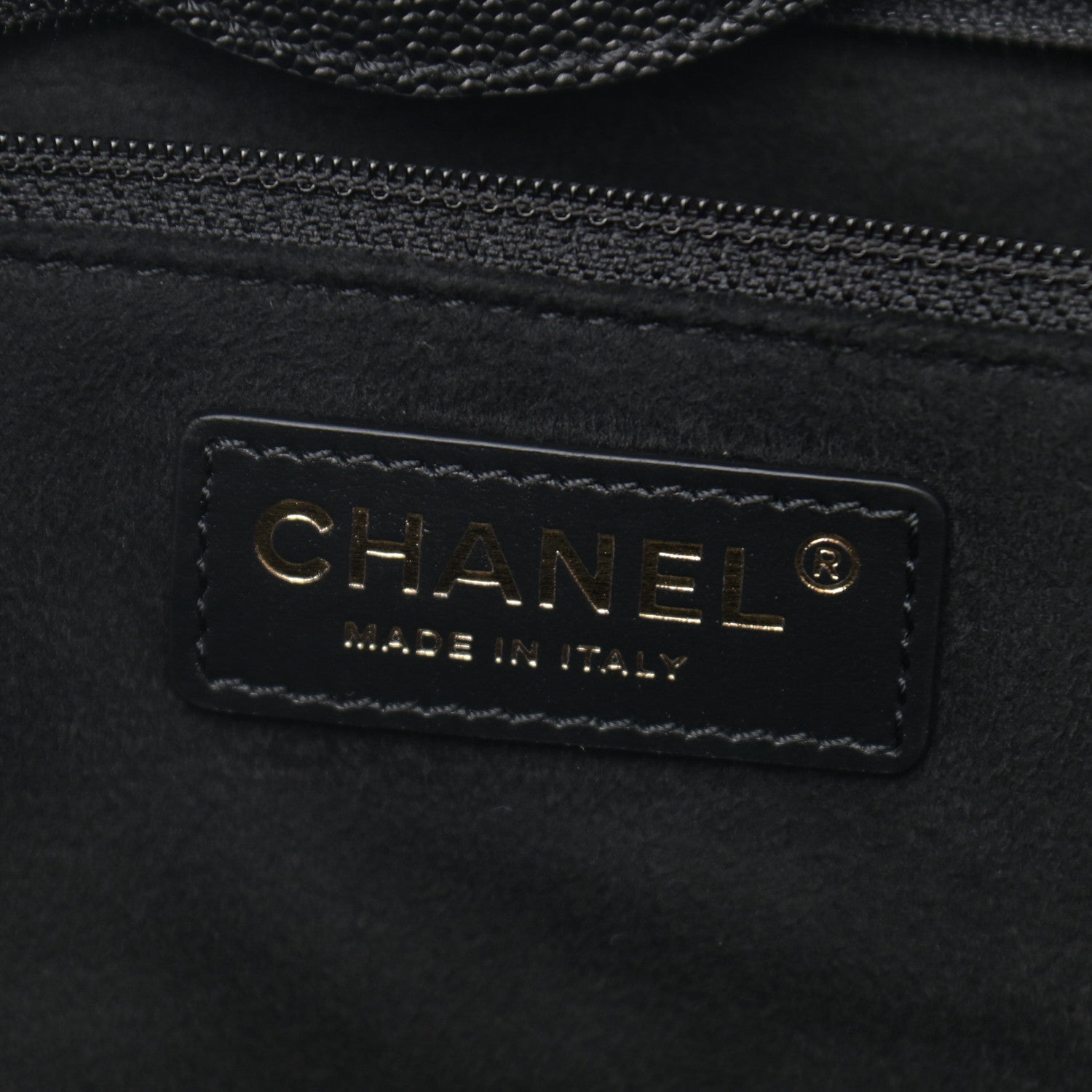 Chanel Caviar Medium Studded Deauville Tote Black 6 of 11